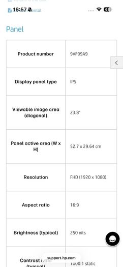 HP monitor E24 G4 FHD 24" Matte display