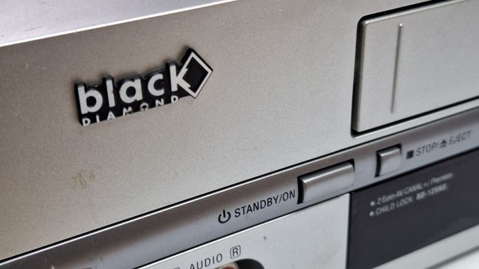 Black Diamont 6 Head Hi-Fi Stereo System VHS Tape Player