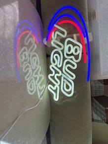 Bud light neon wall sign