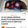 Subaru Impreza classic morette led rear lights fits 92-00 Image 2
