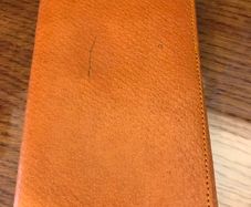 Pre-loved Tan Leather Wallet