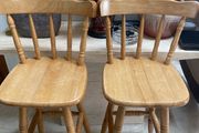 2 x Very Sturdy Kitchen Breakfast Bar - Island High Stools - Can Deliver
