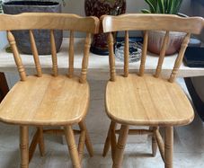 2 x Very Sturdy Kitchen Breakfast Bar - Island High Stools - Can Deliver