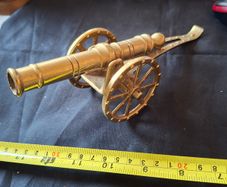Beautiful Old Brass Cannon Postage Available or collection