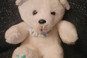 Charming Teddy Bear With Bow Tie Great Condition Soft Toy Plush