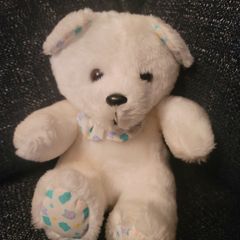 Charming Teddy Bear With Bow Tie Great Condition Soft Toy Plush