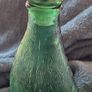 Empoli Green Glass Cat Decanter Image 3