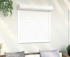 Roller Shutter Aluminium 100x100 cm White