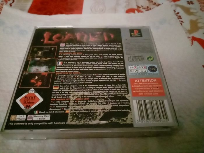 Loaded - PlayStation 1 &  2 Games Ps1 Ps2 - Original