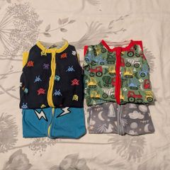 the little one sleepsuits x4