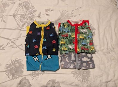 the little one sleepsuits x4