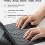 Inateck Keyboard Case for iPad Pro 11 inch (M4) 2024, Detachable Keyboard for iPad Pro 11 inch (M4) 2024, 7-Color Backlight with Trackpad, Vertically/Horizontally, KB04111-11 (Gray) Image 2