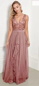 Brand New Sistaglam Rose-Gold Dress