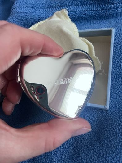 New  Newbridge silverware compact mirror