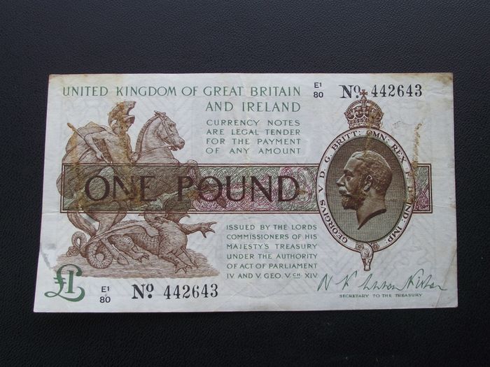 Great Britain. One Pound Nd (1923)