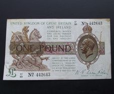 Great Britain. One Pound Nd (1923)