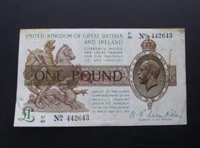 Great Britain. One Pound Nd (1923)