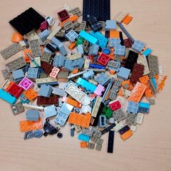 Lego pieces and minifigures bundle
