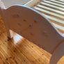 Pink princess wooden single bed Image 3