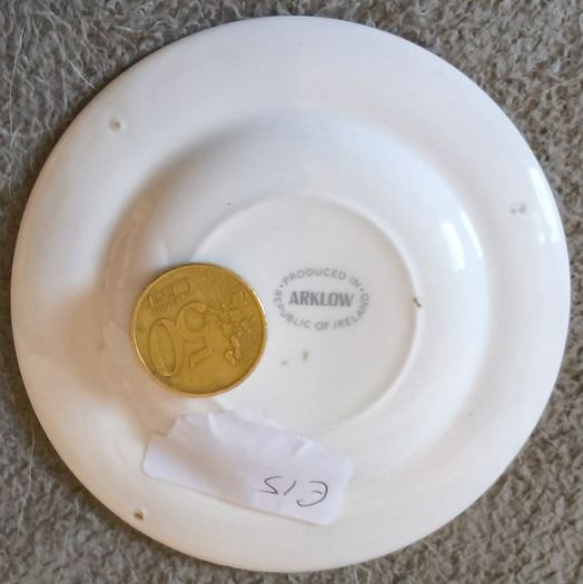 small arklow pottery plate,   NOW FOUND