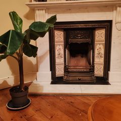 White Marble Fireplace Surround