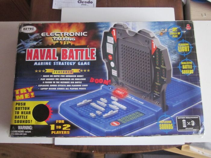 Eztec Electronic Talking Naval Battle Game 86805