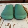 Livergy Made in Italy  Mens Green Clogs Shoes size UK8/9 EU42/43 Postage included Image 2
