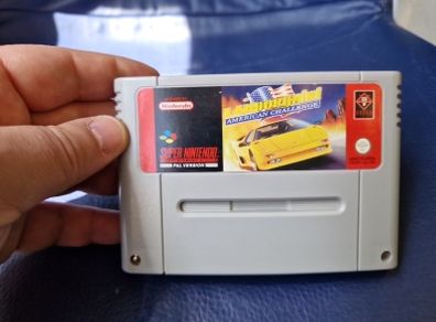 Lamborghini American Challenge Snes Super Nintendo Arcade Retro Games Original