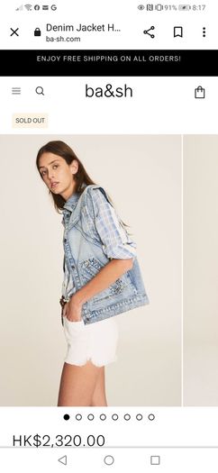 denim jacket Ba&sh