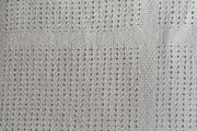 Cellular blanket white cotton cotbed Mothercare