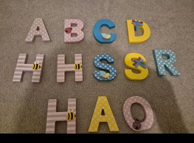 Mamam Bebe wooden letters