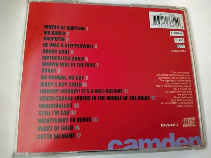 Boney M The Best Of Cd