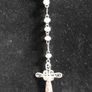 Vintage 925 Sterling Silver Filigran Rosary Image 4