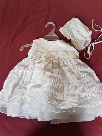 Christening dress and bonnet