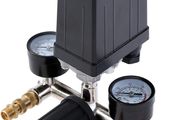 Air Compressor Pressure Control Switch with Twin Outlets and Safety Valve Gauges Regulator 1/4"