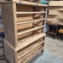 Mid century OAK 'High Boy' chest of drawers Image 4