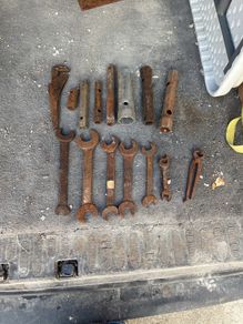 Collection of vintage spanners