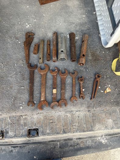 Collection of vintage spanners