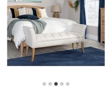 Grey fabric Bench, EZ living