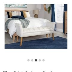 Fabric grey/silver Bench, EZ living