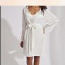 Bridal/Wedding robe and chemise-brand Selmark Image 7