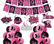 Barbie Birthday Decoration Set (25 Pieces)