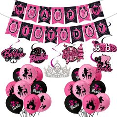 Barbie Birthday Decoration Set (25 Pieces)