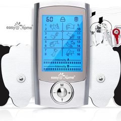 TENS Machine for Pain Relief Muscle Stimulator for Back Pain EMS | EMS Foot Massager | Back Massage Machine for Pain | Dual Channel 24 Modes 12 Pads Replacements