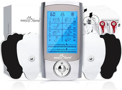 TENS Machine for Pain Relief Muscle Stimulator for Back Pain EMS | EMS Foot Massager | Back Massage Machine for Pain | Dual Channel 24 Modes 12 Pads Replacements