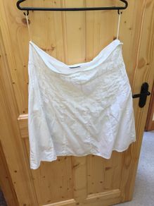 White skirt