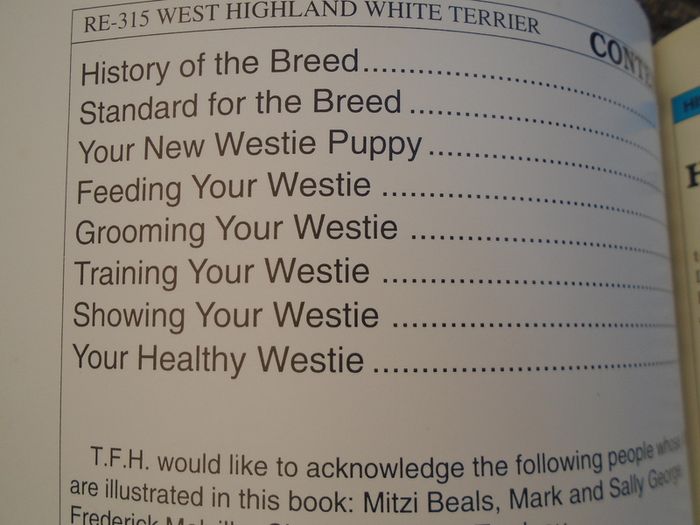 Guide to Owning WestHighland Terrier, Book, Non fiction