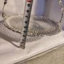 Antique Silver Plate Octagon Swing Handle Basket Image 4