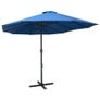 Outdoor Parasol with Aluminium Pole 460x270 cm Blue Image 5