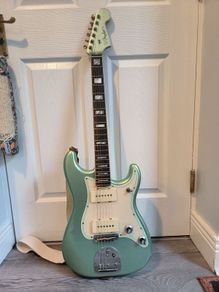 Fender Parallel Universe Volume II Jazz Stratocaster Mystic Surf Green